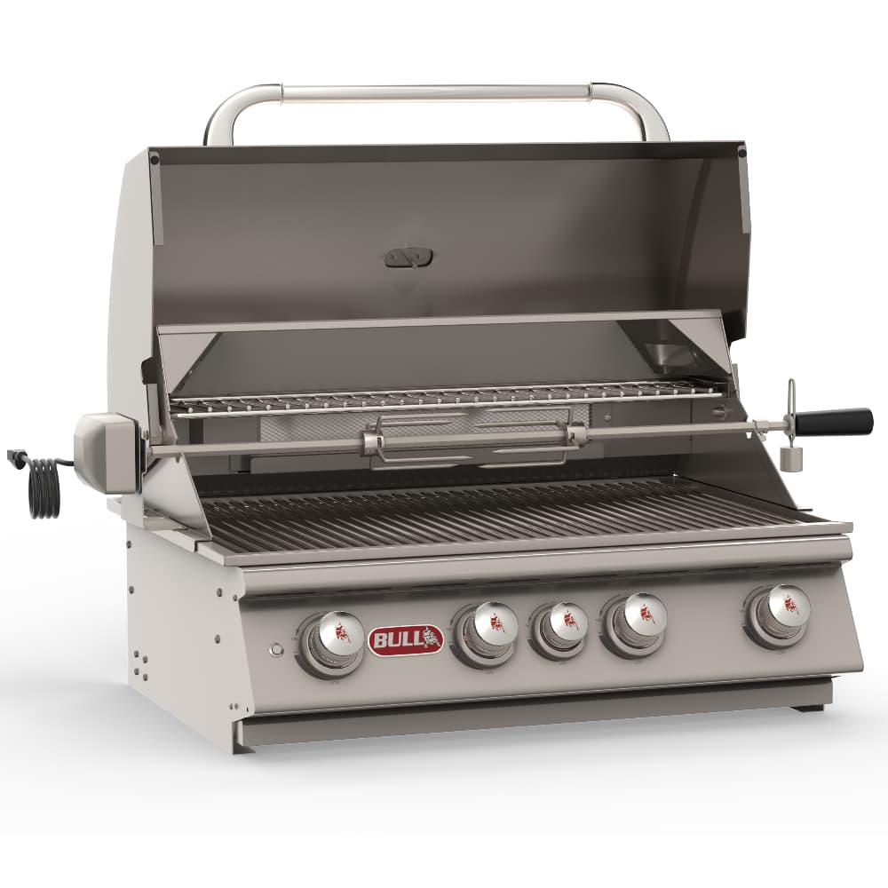 Bull BBQ Angus 30-Inch 4-Burner Built-In Propane Gas Grill with Rear Infrared Burner — image 1