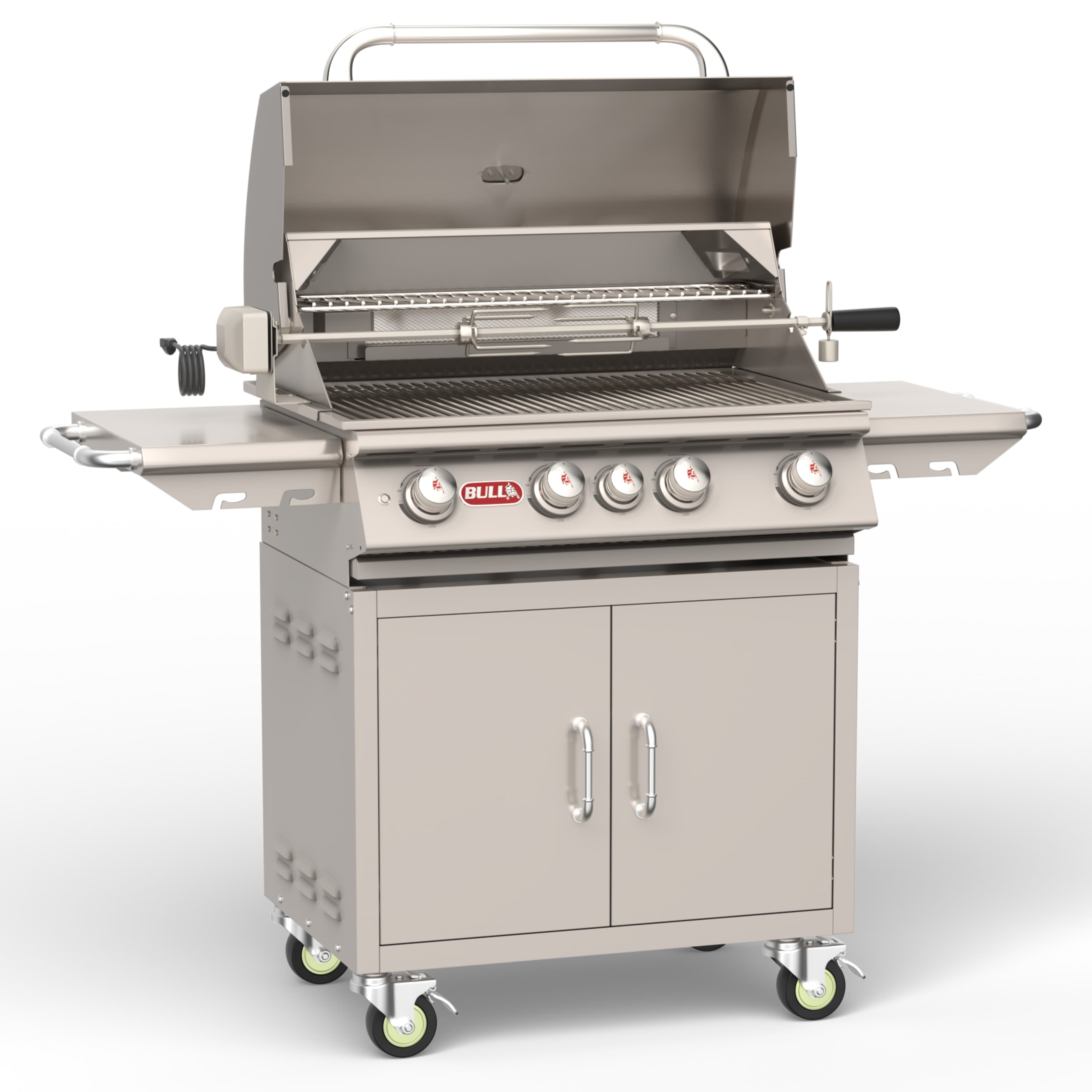 Bull BBQ Angus 30-Inch 4-Burner Freestanding Propane Gas Grill with Rear Infrared Burner — image 1