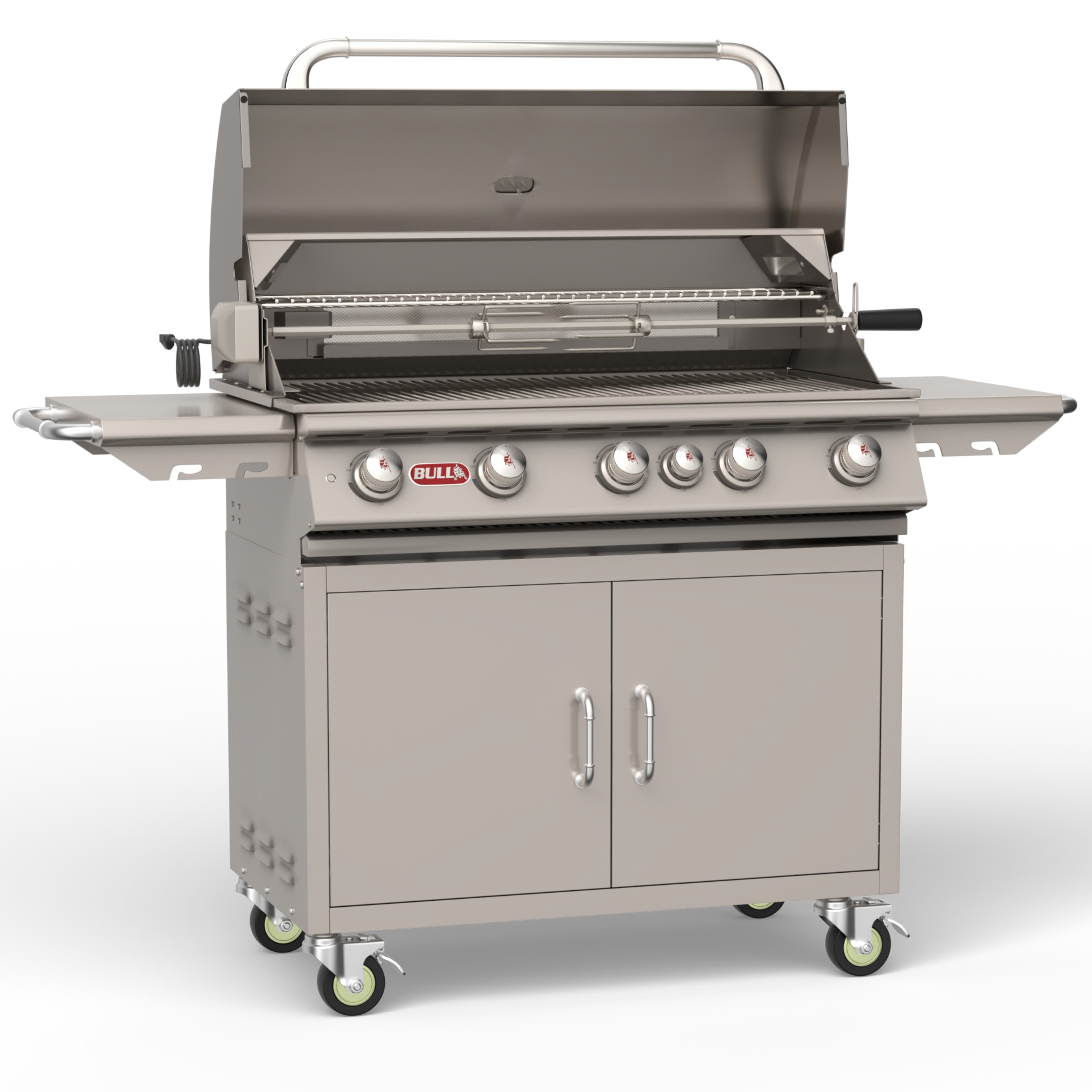 Bull BBQ Brahma 38-Inch 5-Burner Freestanding Natural Gas Grill with Rear Infrared Burner — image 1