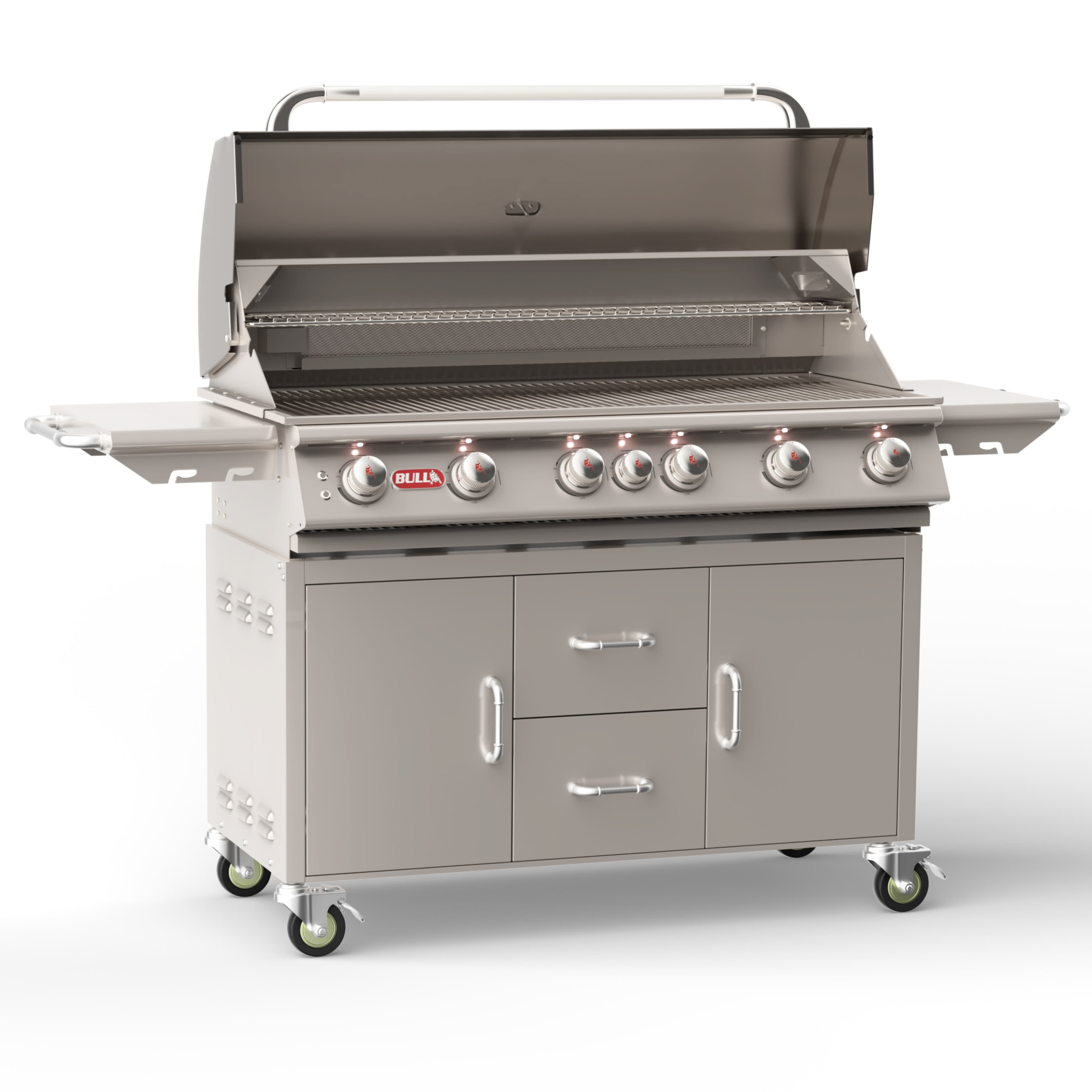 Bull BBQ Diablo 46-Inch 6-Burner Freestanding Natural Gas Grill with Rear Infrared Burner — image 1