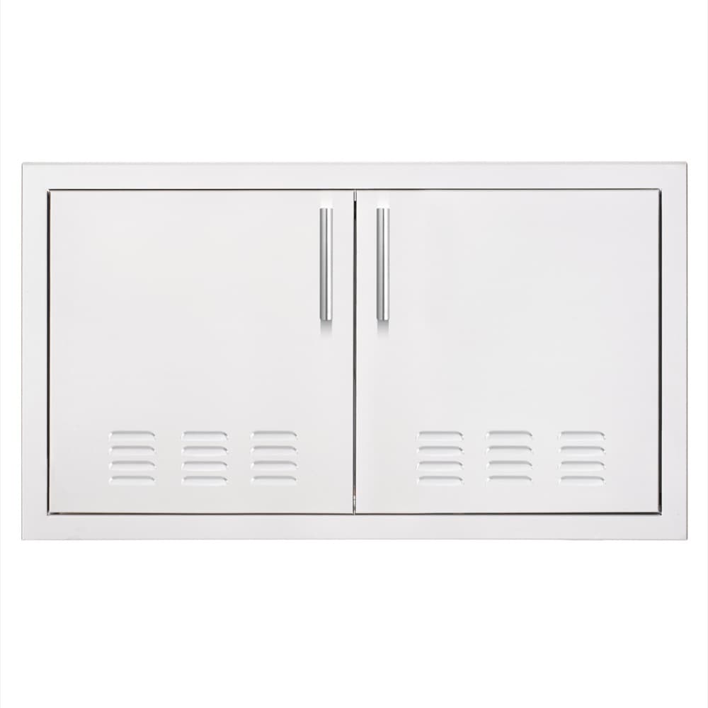 Summerset Grills 33-Inch Stainless Steel Flush Mount Vented Double Access Door — image 1