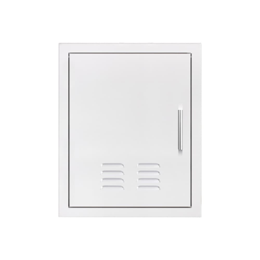 Summerset Grills 18-Inch Stainless Steel Right-Hinged Flush Mount Vented Vertical Single Access Door — image 1