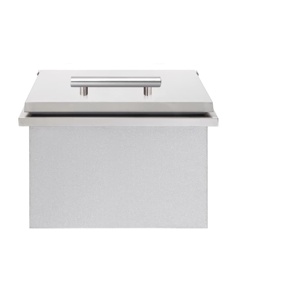 Summerset Grills 17-Inch Stainless Steel Drop-In Ice Bin Cooler with Removable Lid - 20 Lb. Ice Capacity — image 1