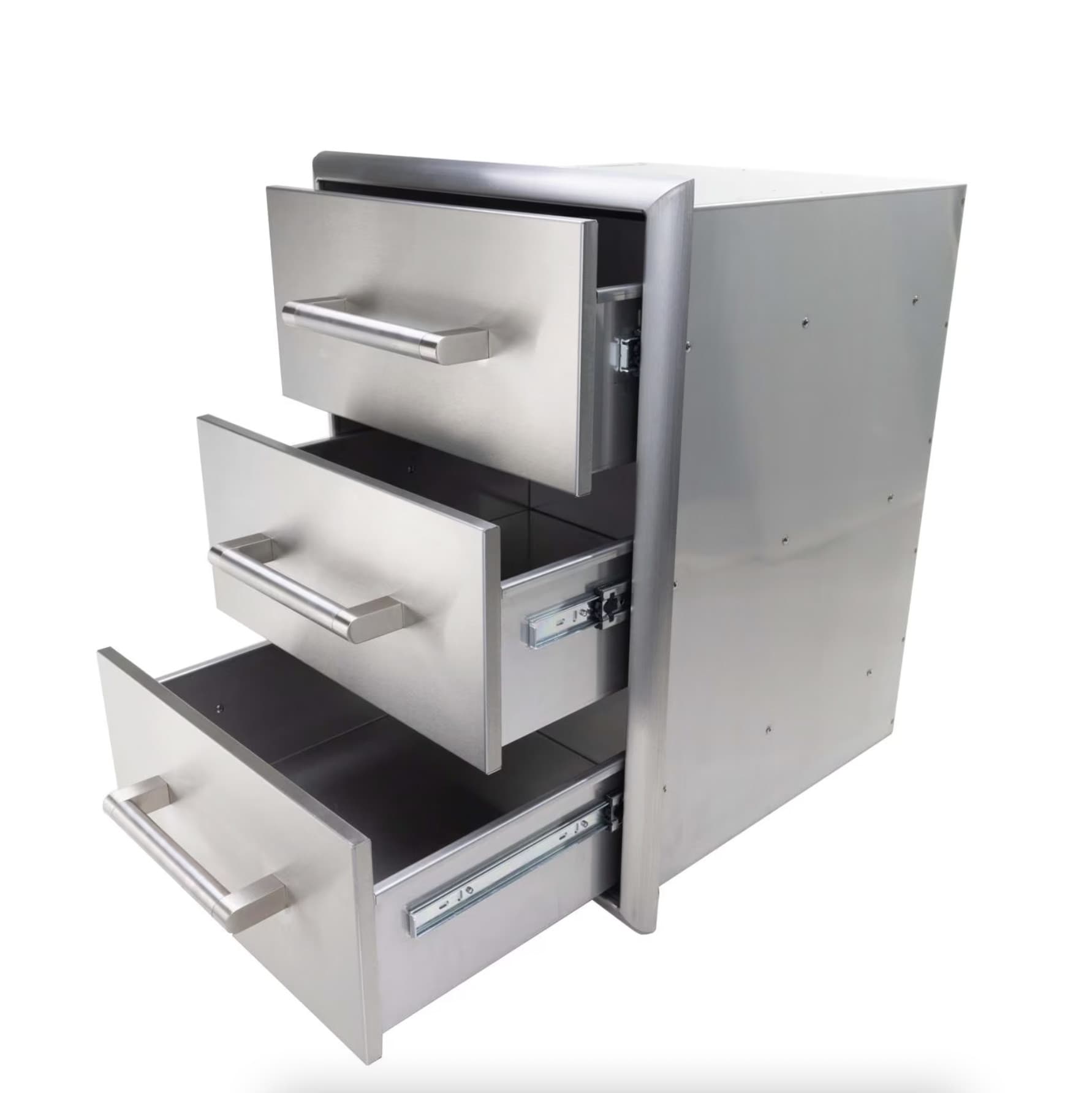 Coyote 18-Inch Stainless Steel Triple Access Drawer — image 1
