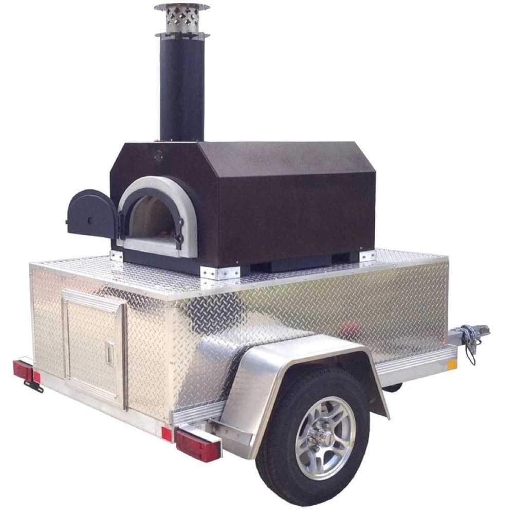 Chicago Brick Oven CBO-750 Tailgater Wood-Fired Pizza Oven Trailer - Copper Vein — image 1