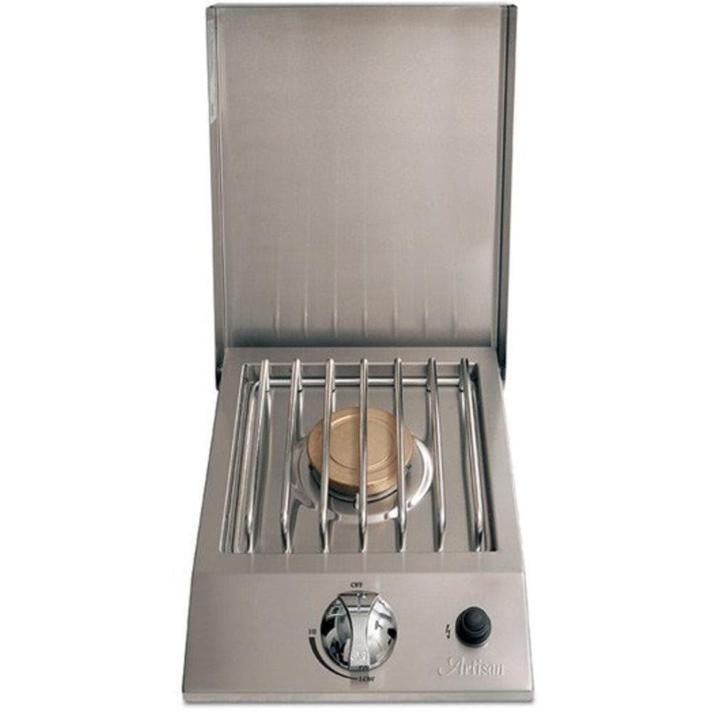 Artisan 15,000 BTU Drop-In Natural Gas Single Side Burner with Stainless Steel Lid — image 1