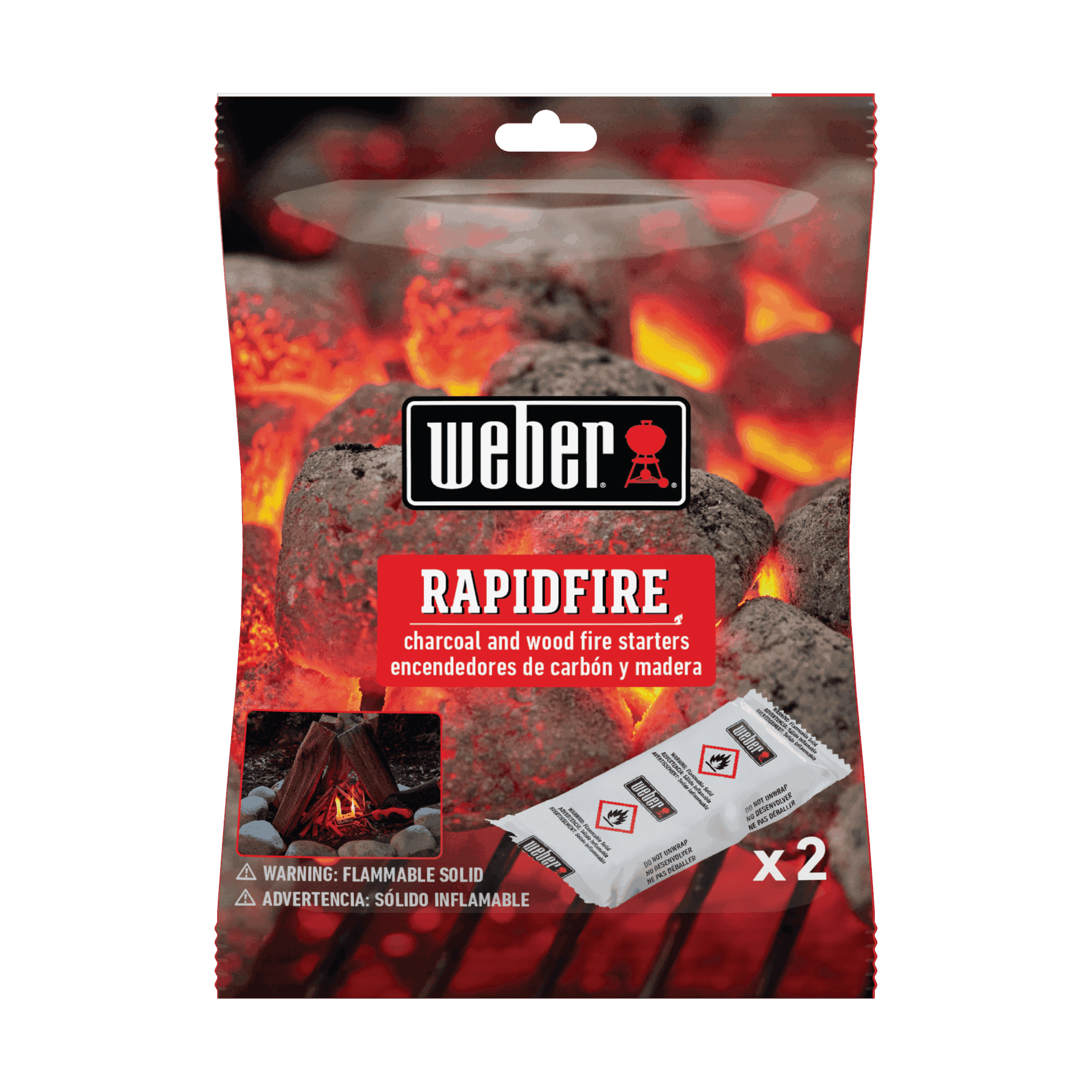 Weber Grills 2-Piece Rapidfire Fire Starters — image 1