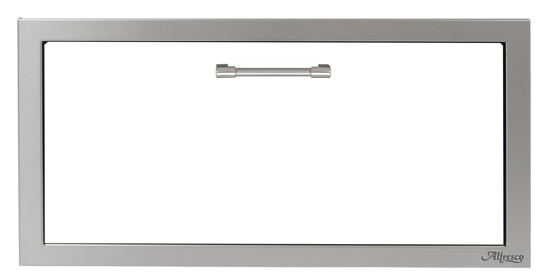 Alfresco Grills 30-Inch Stainless Steel Double Access Door - Signal White Matte — image 1
