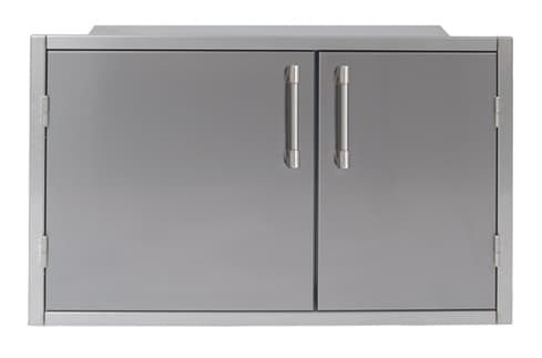 Alfresco Grills 36 x 21-Inch Stainless Steel Enclosed Water Resistant Dry Storage Pantry - Signal Grey — image 1
