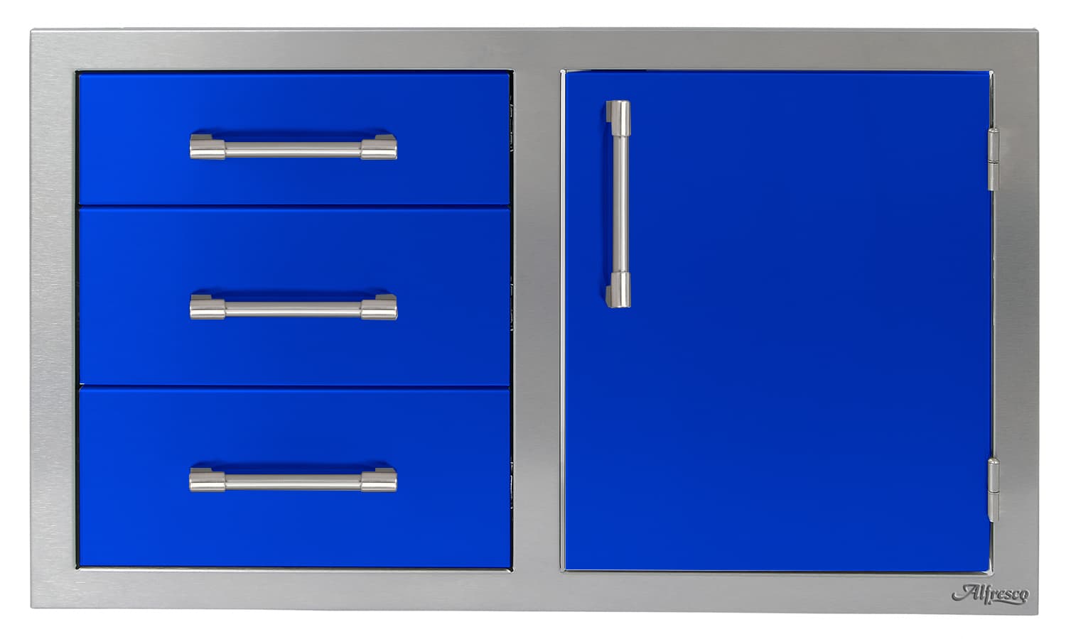 Alfresco Grills 42-Inch Stainless Steel Double Access Door - Ultramarine Blue — image 1