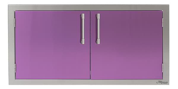 Alfresco Grills 42-Inch Stainless Steel Left-Hinged Access Door & Triple Drawer Combo with Soft-Close Hardware - Blue Lilac — image 1