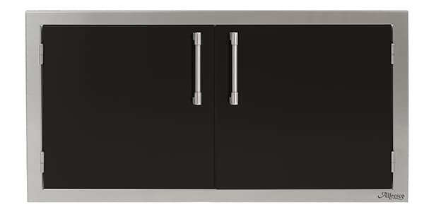 Alfresco Grills 42-Inch Stainless Steel Right-Hinged Access Door & Triple Drawer Combo with Soft-Close Hardware - Jet Black Matte — image 1