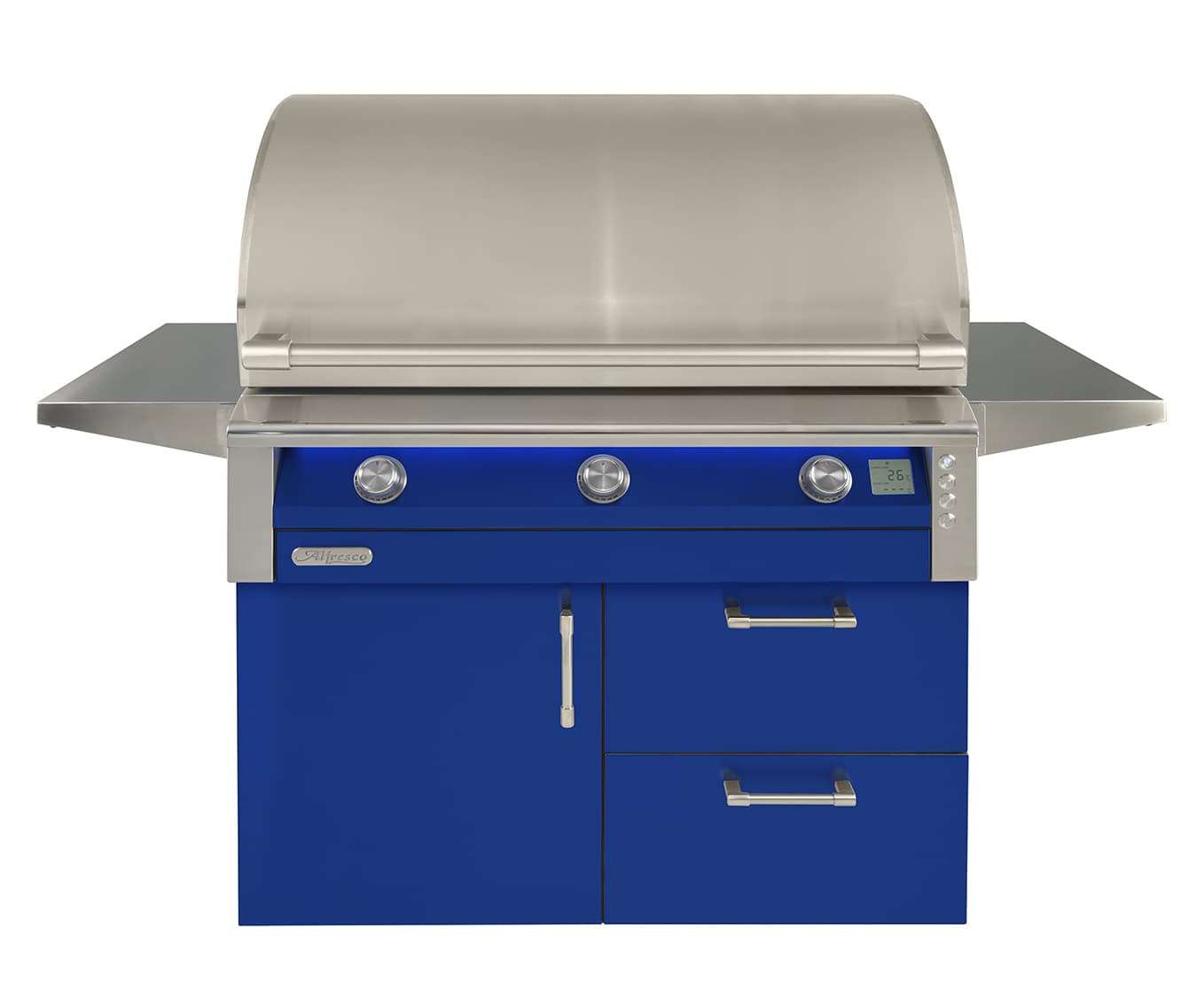 Alfresco Grills ALXE 42-Inch 3-Burner Freestanding Deluxe Natural Gas Grill with Sear Zone and Rear Infrared Burner - Ultramarine Blue — image 1