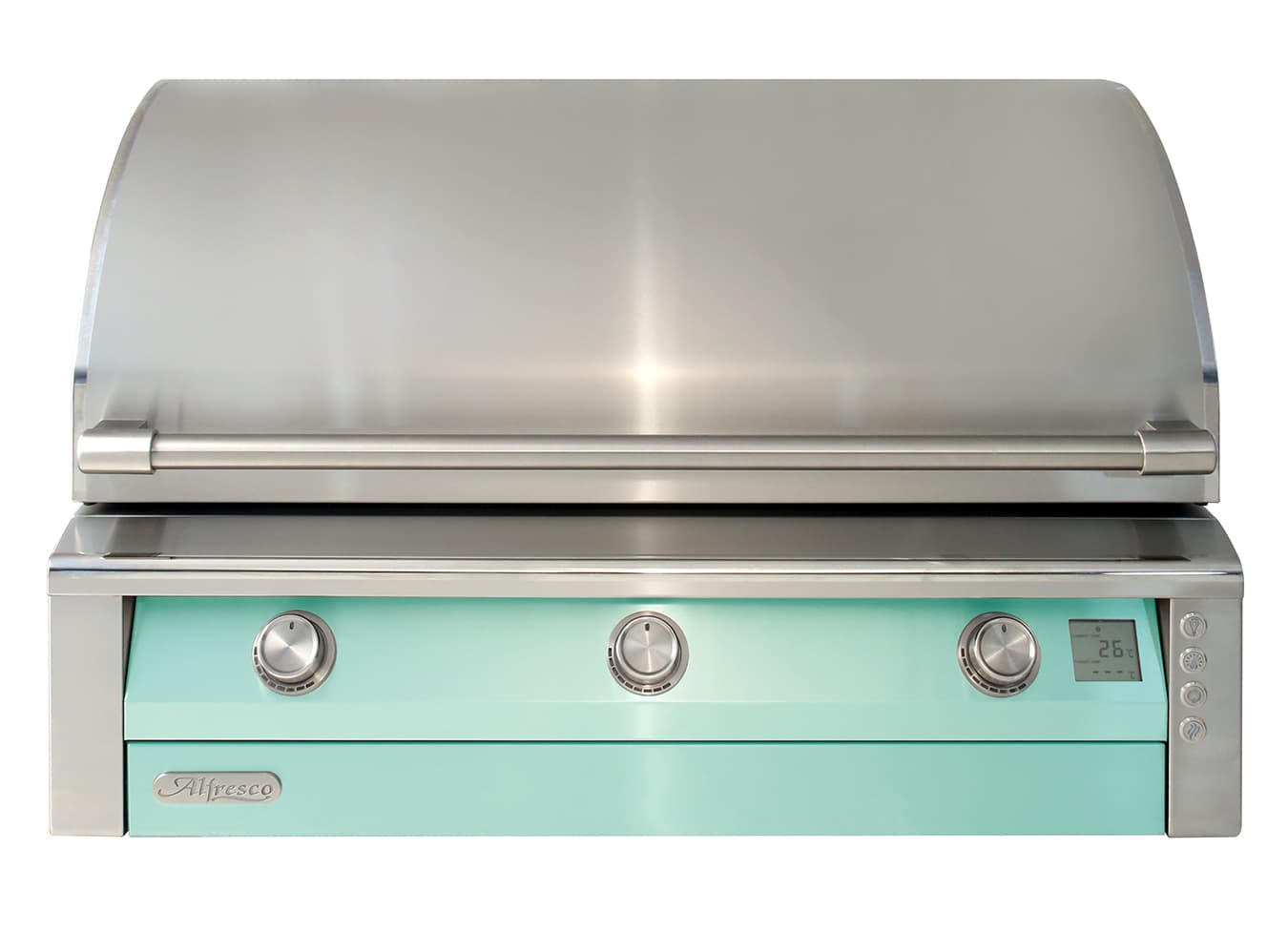 Alfresco Grills ALXE 42-Inch 3-Burner Freestanding Deluxe Propane Gas Grill with Sear Zone and Rear Infrared Burner - Light Green — image 1