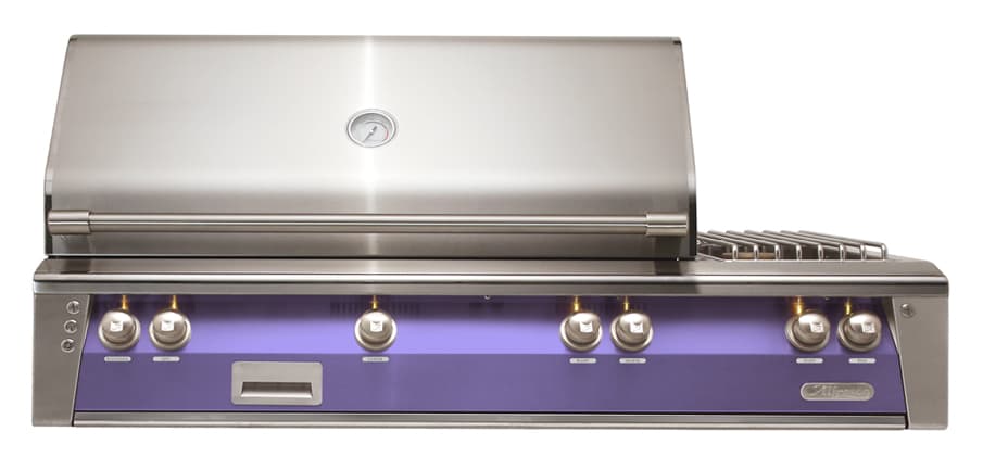Alfresco Grills ALXE 56-Inch 4-Burner Built-In Natural Gas Grill with Sear Zone and Rear Infrared Burner - Blue Lilac — image 1