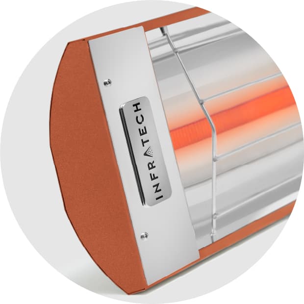Infratech C-Series 48-Inch 2600W Single Element Electric Infrated Patio Heater - 277V - Copper — image 1