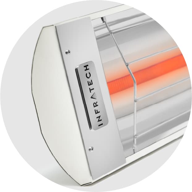 Infratech C-Series 61 1/4-Inch 3000W Single Element Electric Infrated Patio Heater - 240V - White — image 1