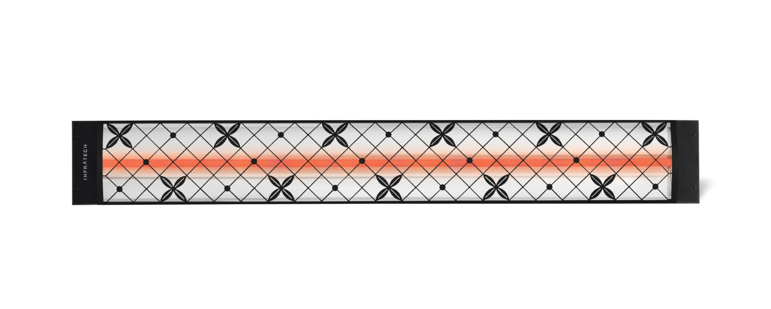 Infratech Traditional Motif Collection 39-Inch 2000W Single Element Electric Infrated Patio Heater - 480V - Black — image 1
