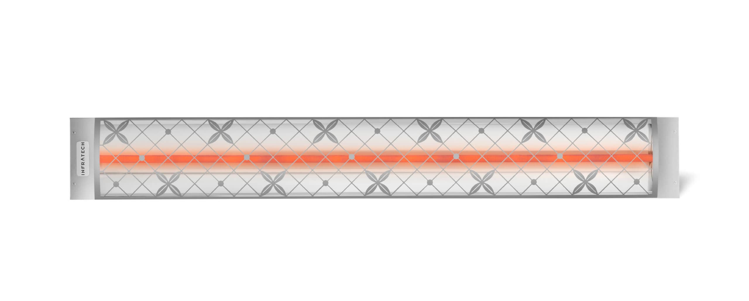 Infratech Traditional Motif Collection 39-Inch 4000W Marine Grade Dual Element Electric Infrated Patio Heater - 277V - Stainless Steel — image 1