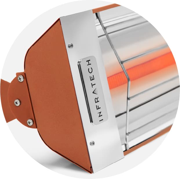 Infratech W-Series 61 1/4-Inch 3000W Single Element Electric Infrated Patio Heater - 240V - Copper — image 1