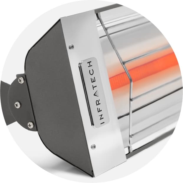 Infratech W-Series Flush Mount Frame Kit For 61 1/4-Inch Electric Infrared Patio Heaters - Grey — image 1