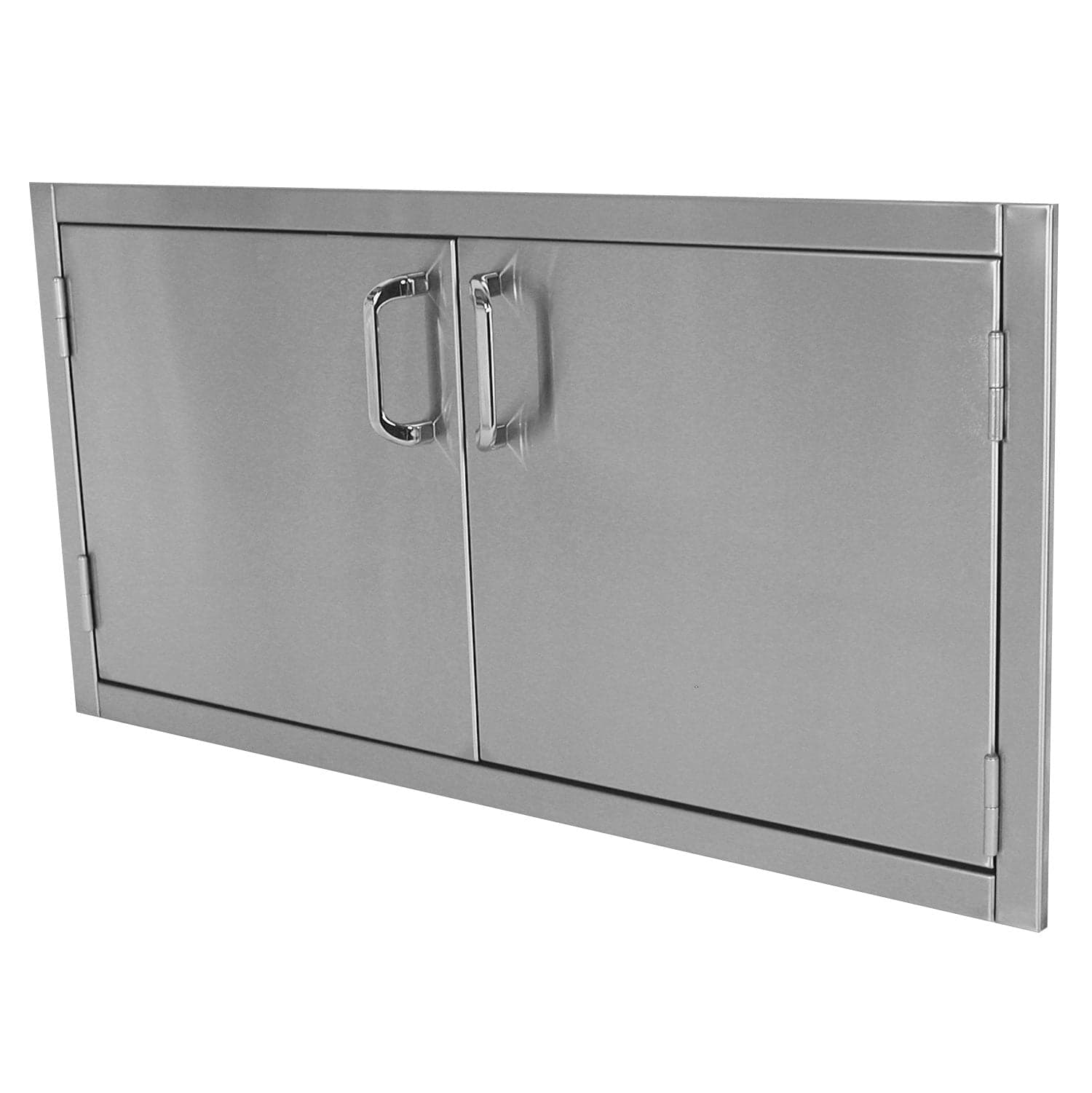 Solaire 36-Inch Stainless Steel Flush Mount Double Access Doors — image 1