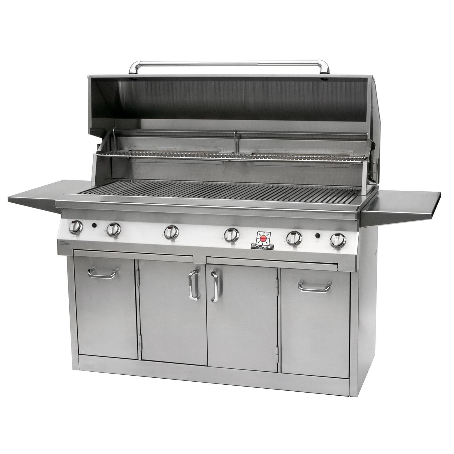 Solaire 56-Inch Freestanding All Convection Natural Gas Grill with Dual Rotisserie on Standard Cart — image 1