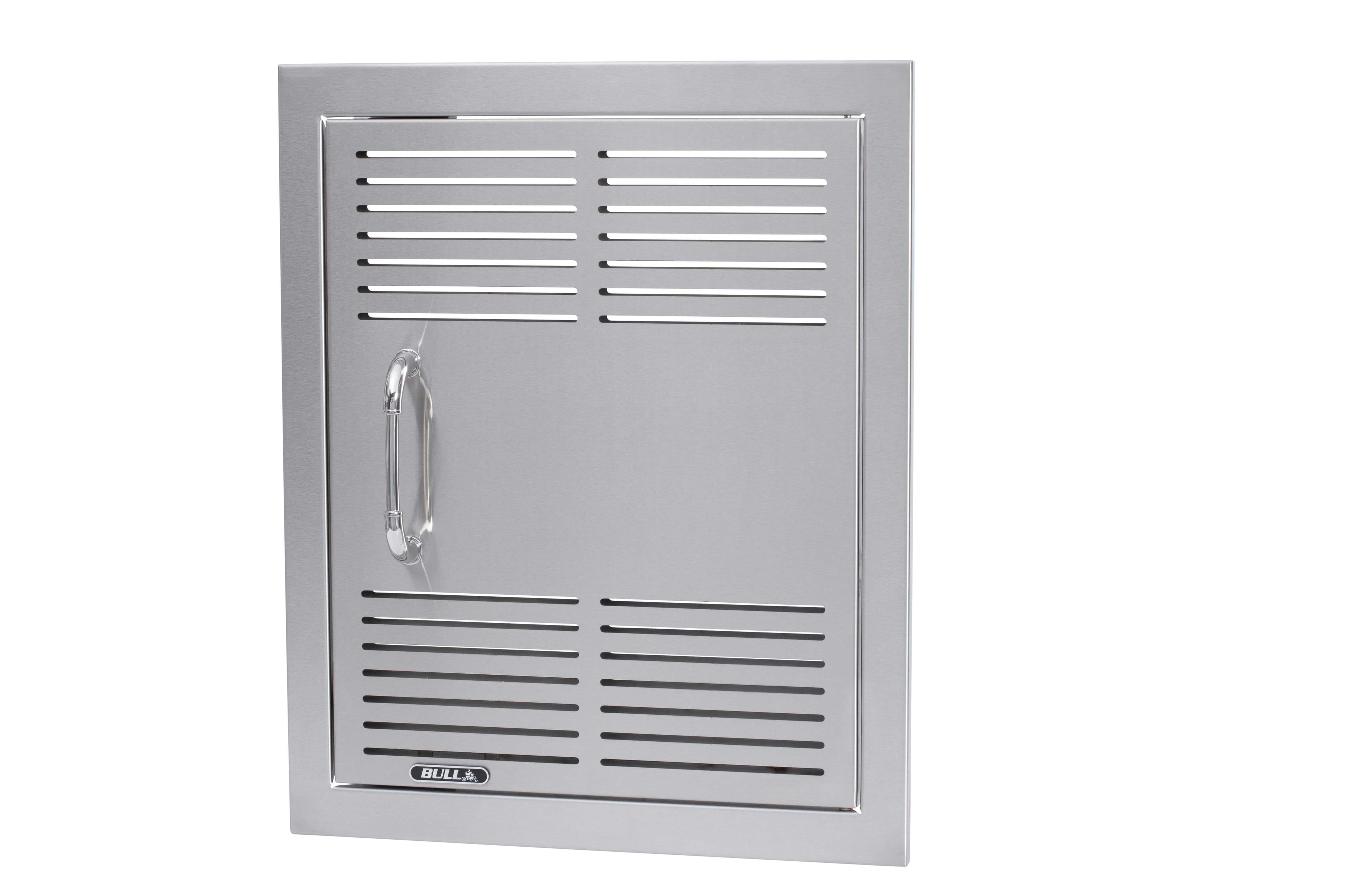 Bull BBQ 18-Inch Stainless Steel Vented Right-Hinge Vertical Single Access Door — image 1