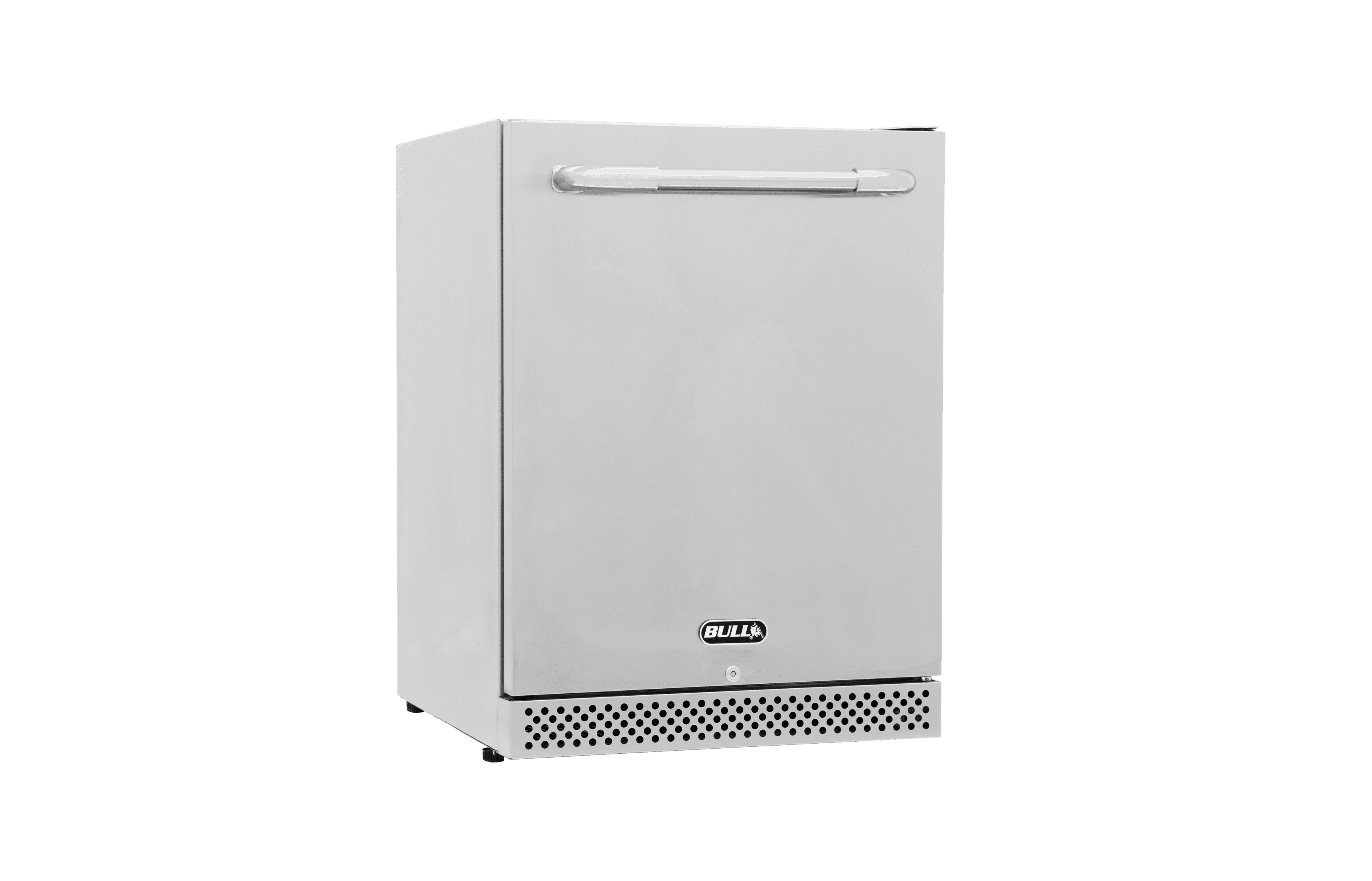 Bull BBQ 24-Inch 5.6 Cu. Ft. Capacity Stainless Steel Outdoor Rated Compact Refrigerator with Locking Door — image 1