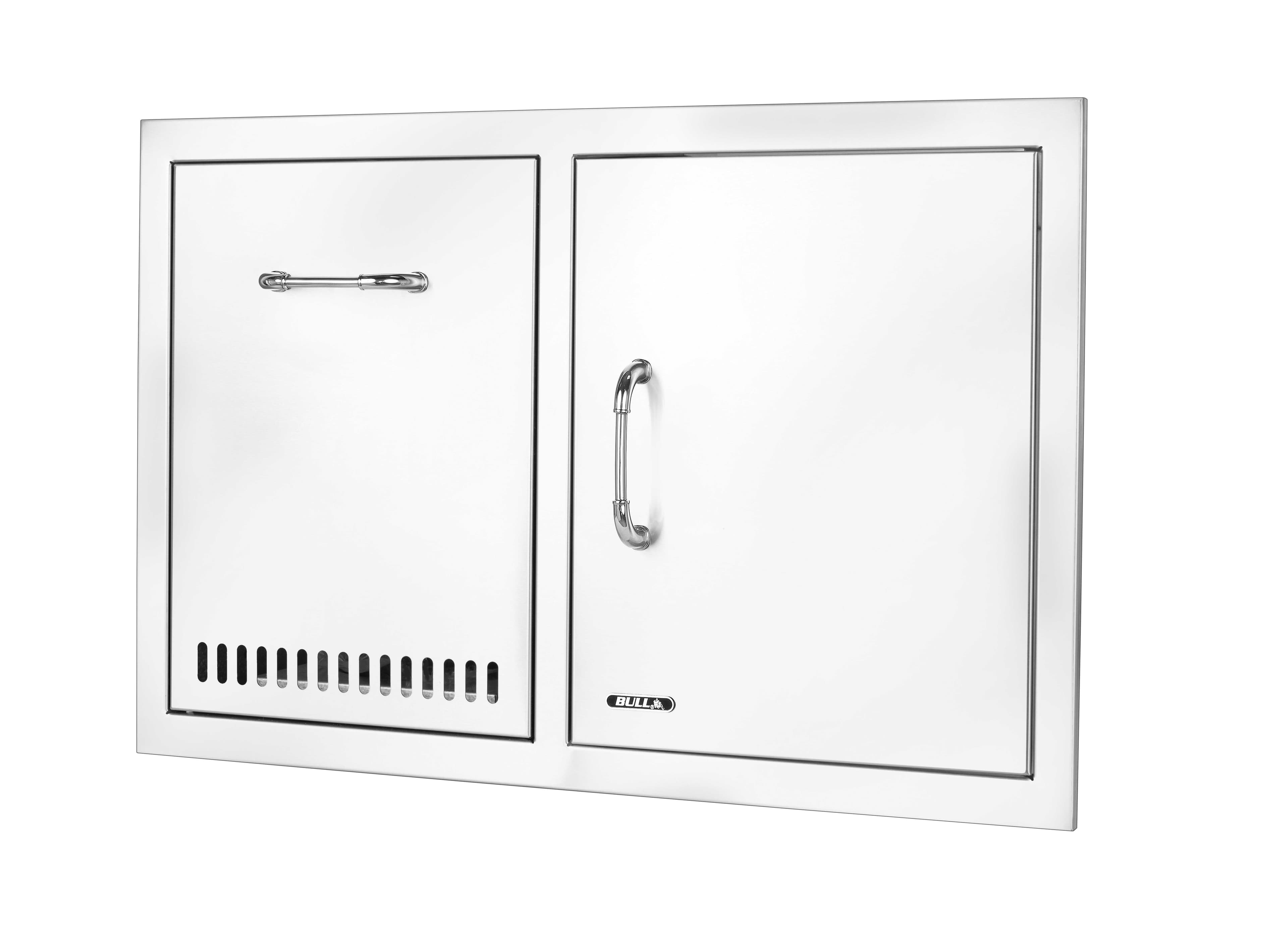 Bull BBQ 30-Inch Stainless Steel Access Door & Propane Drawer Combo with Paper Towel Holder — image 1