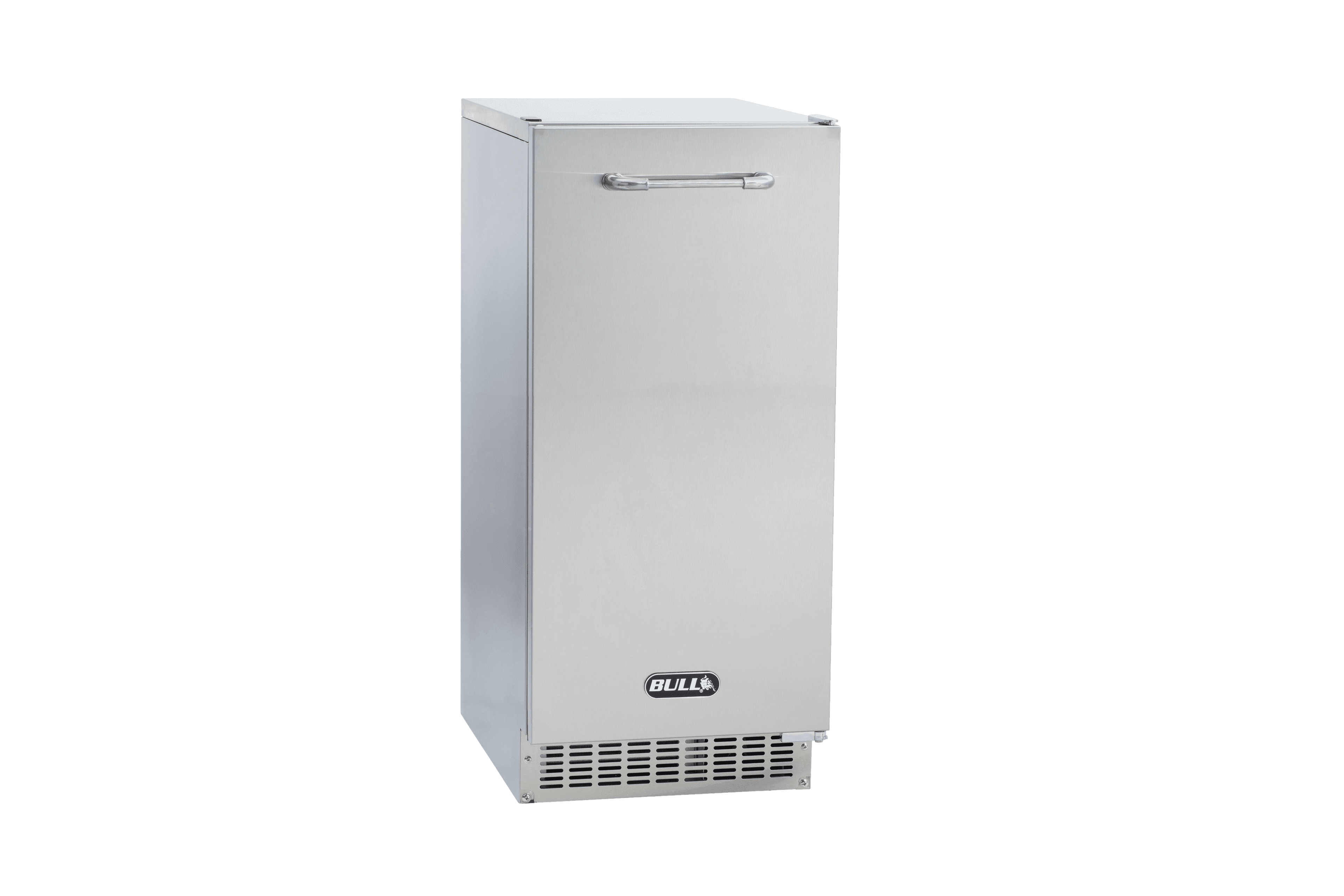 Bull BBQ 62 Lb. 15-Inch Outdoor Rated Gourmet Cube Ice Maker with Gravity Drain - Stainless Steel — image 1
