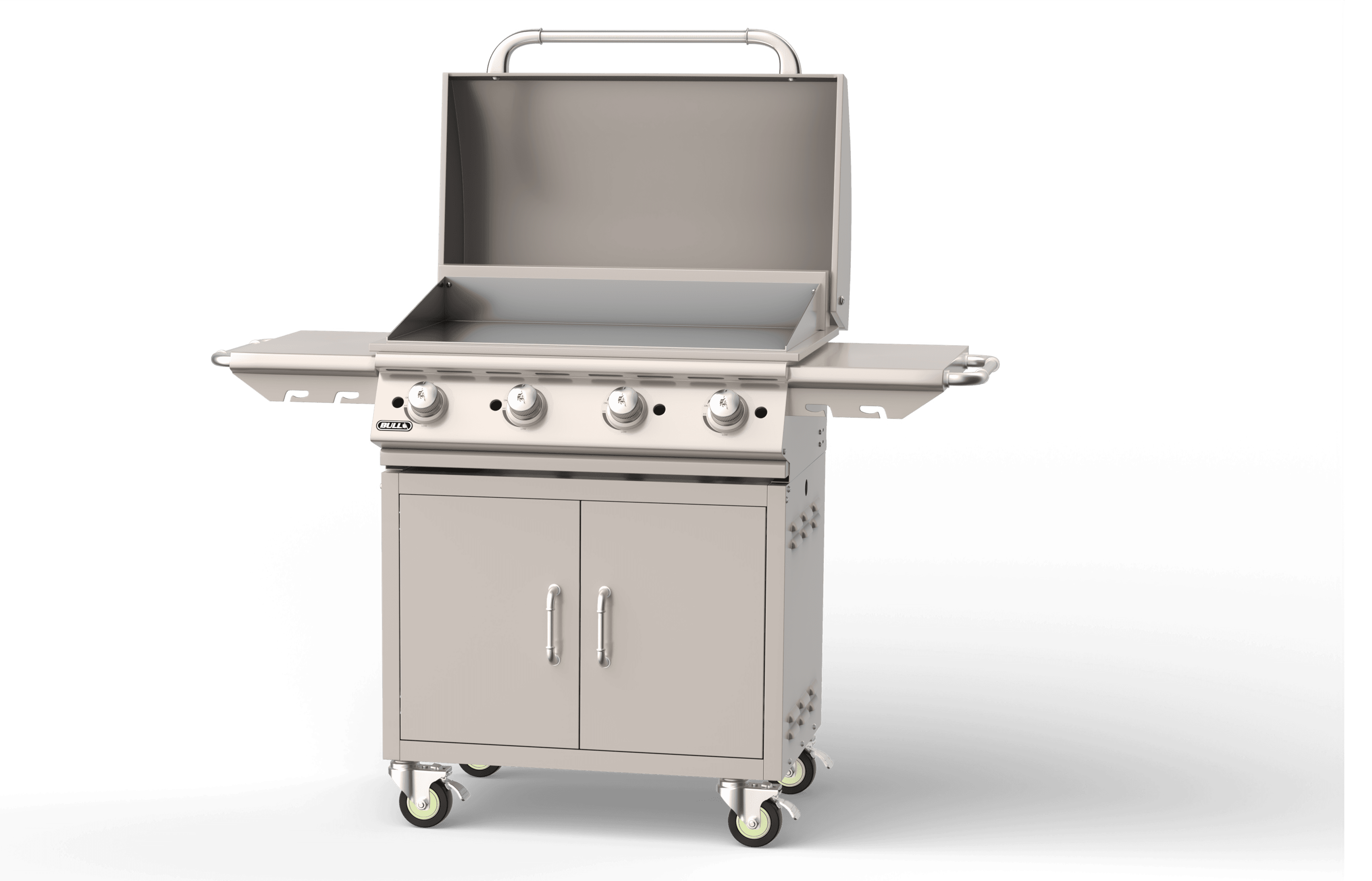 Bull BBQ 30-Inch 4-Burner Freestanding Natural Gas Commercial Style Flat Top Griddle — image 1