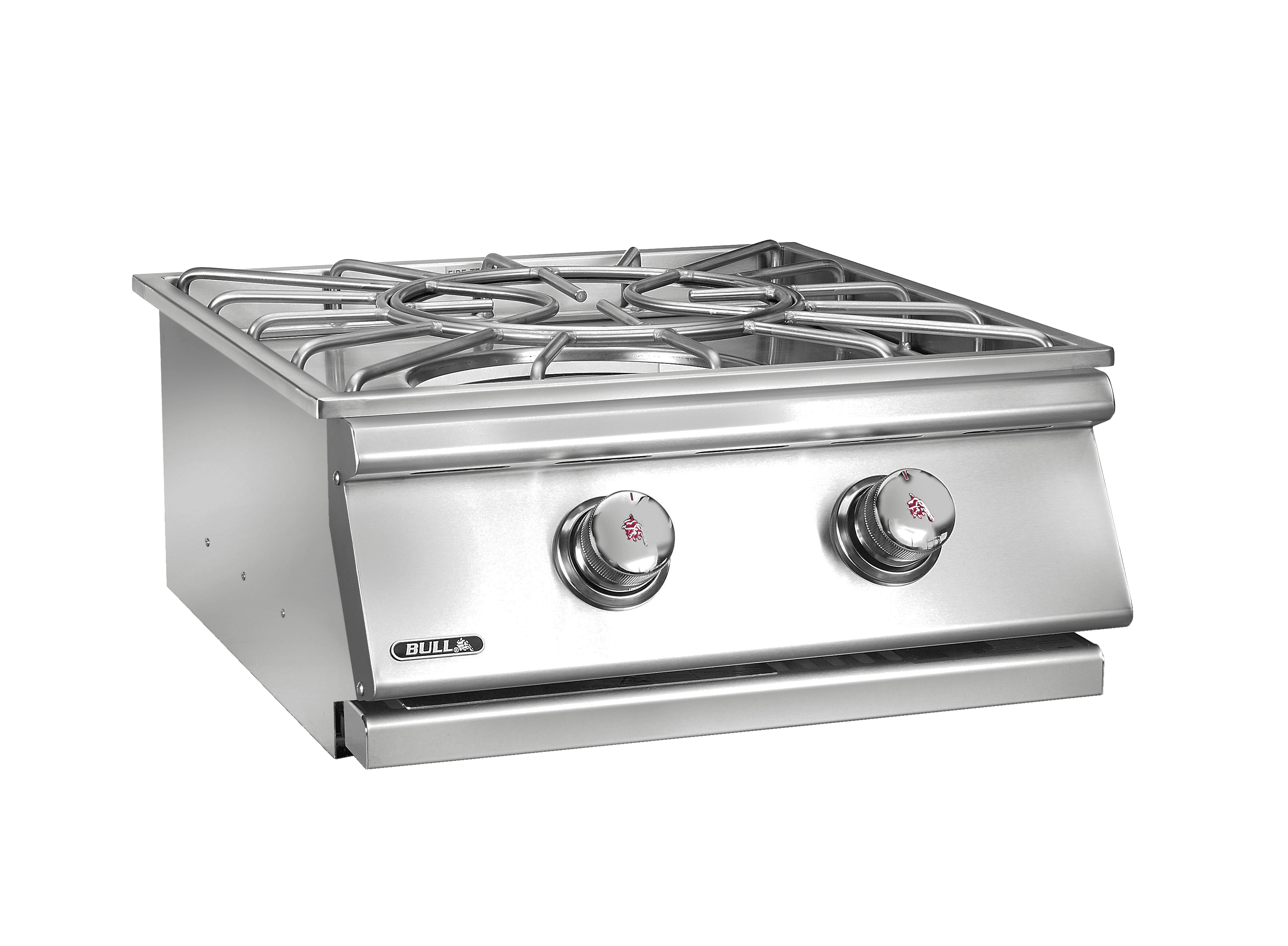 Bull BBQ 66,000 BTU Built-In Propane Gas High Performance Power Burner with Wok Grate & Removable Lid — image 1