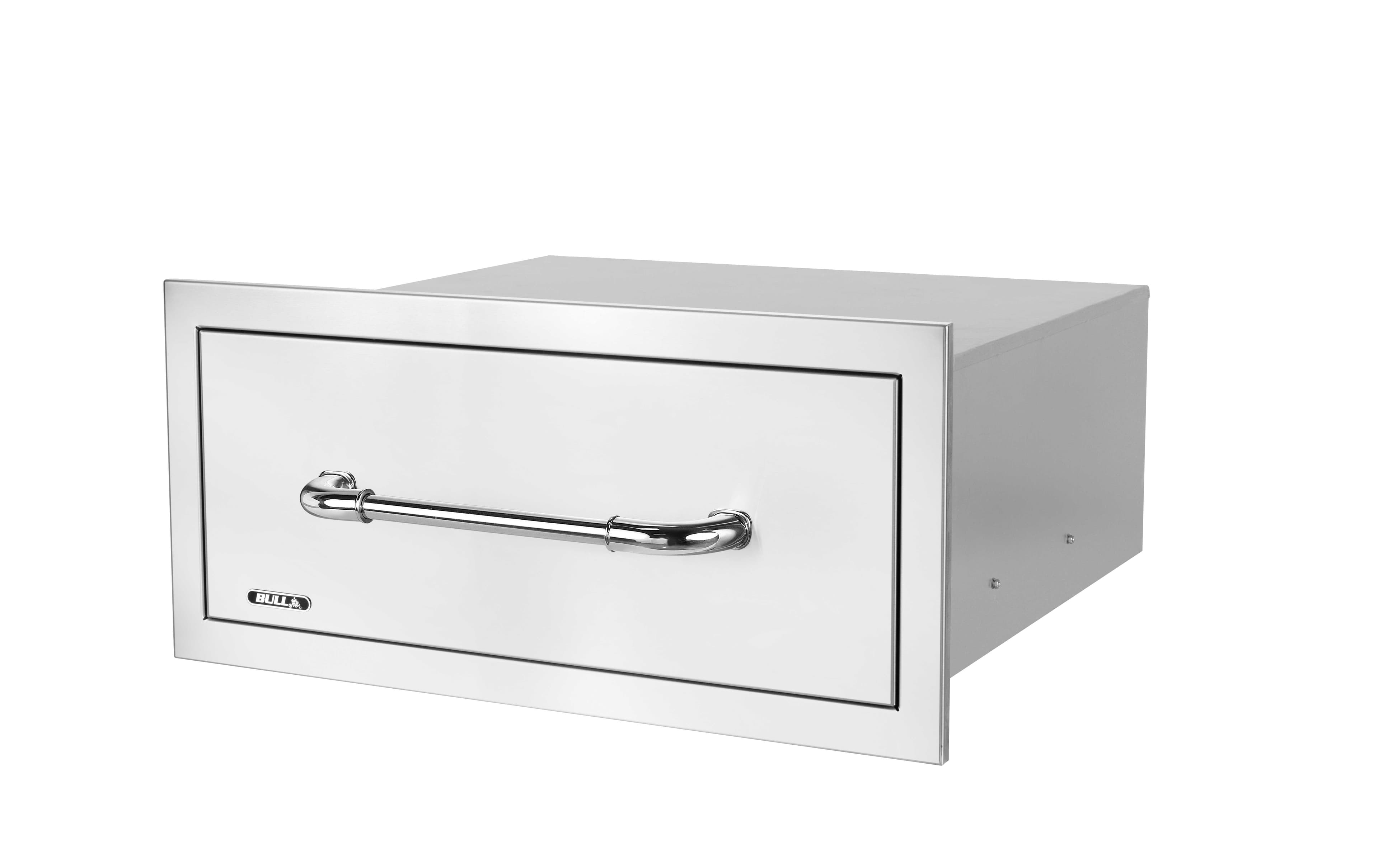Bull BBQ 26-Inch Stainless Steel Large Single Access Drawer — image 1