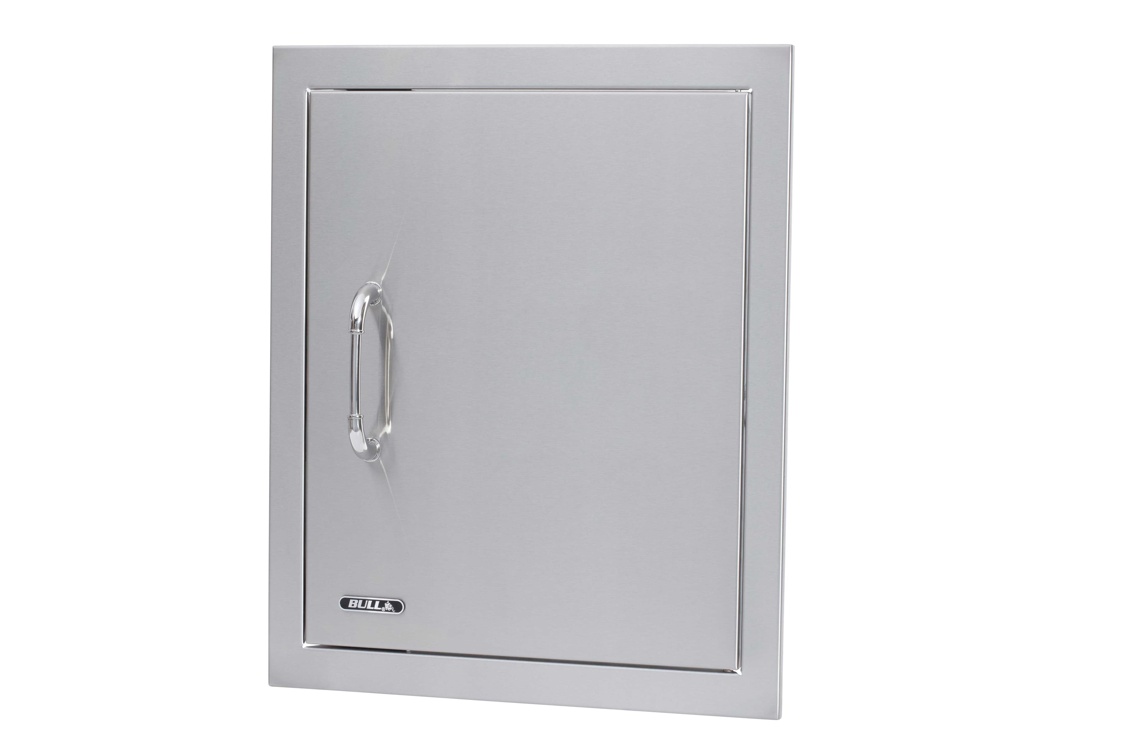 Bull BBQ 18-Inch Stainless Steel Right-Hinge Vertical Single Access Door with Paper Towel Holder — image 1