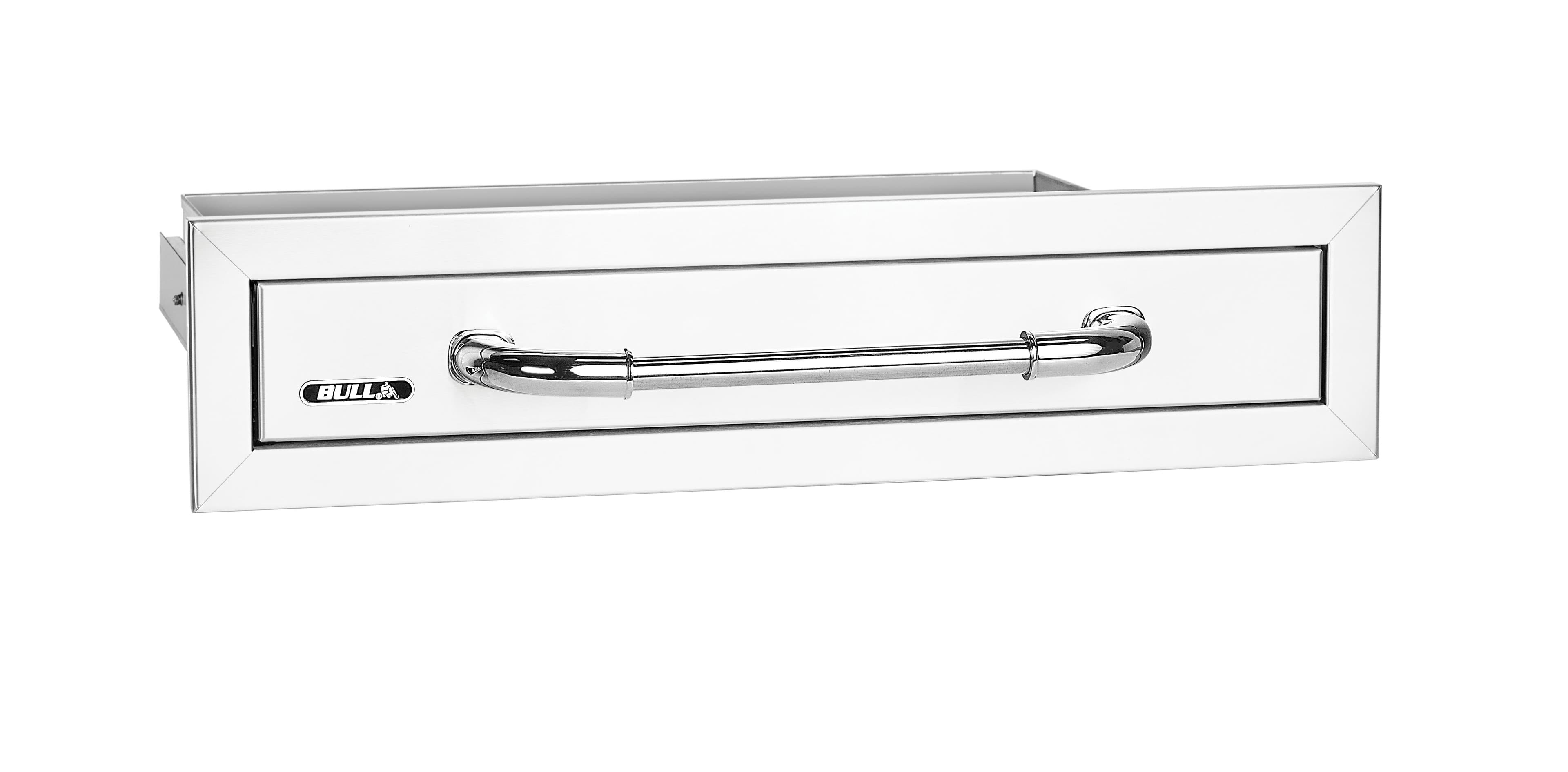 Bull BBQ 26-Inch Stainless Steel Slim Single Access Drawer — image 1
