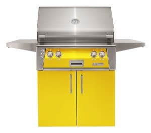 Alfresco Grills ALXE 30-Inch 2-Burner Freestanding Propane Gas Grill with Sear Zone and Rear Infrared Burner - Traffic Yellow — image 1