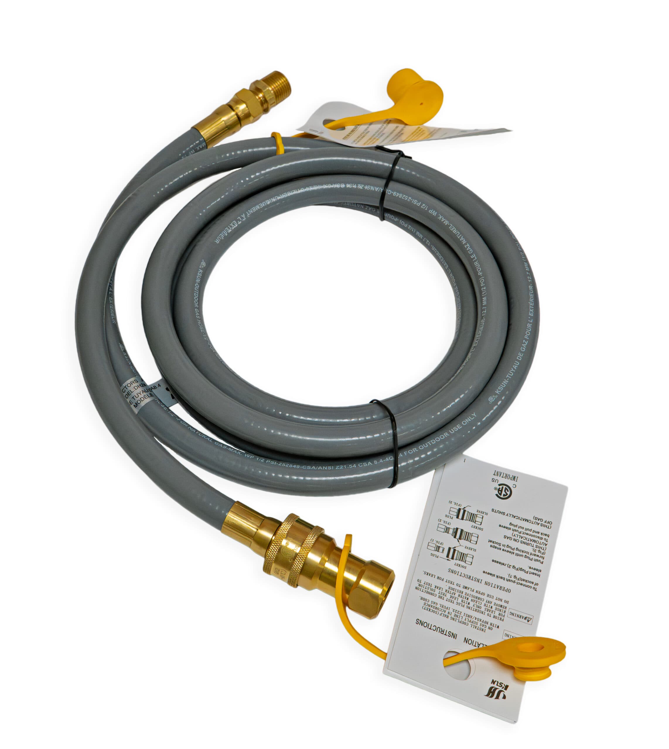 American Outdoor Grill Natural Gas 10-Foot Hose With Quick Disconnect — image 1