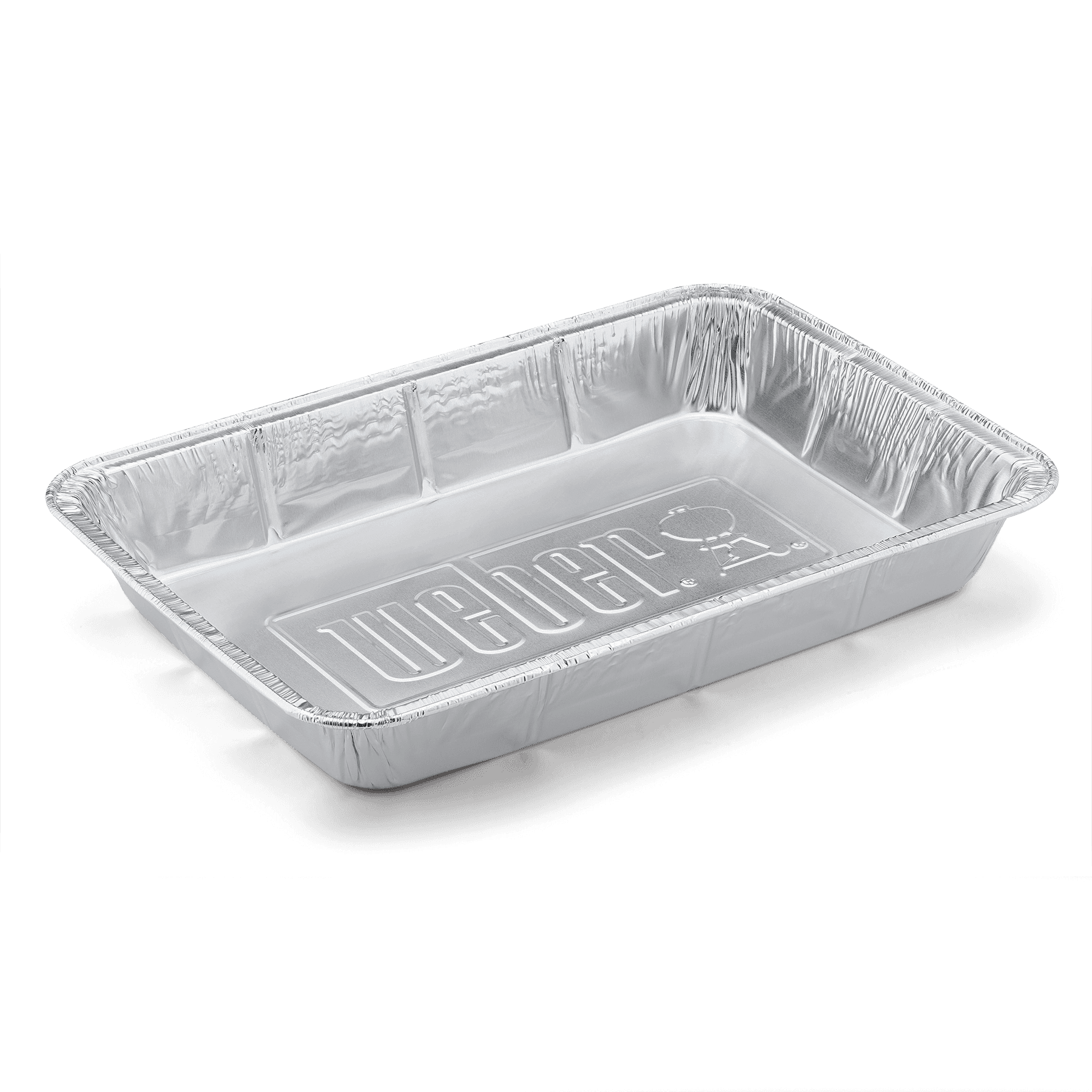 Weber Grills 13-Inch x 9-Inch Large Aluminum Drip Pan Liners - 10 Pack — image 1