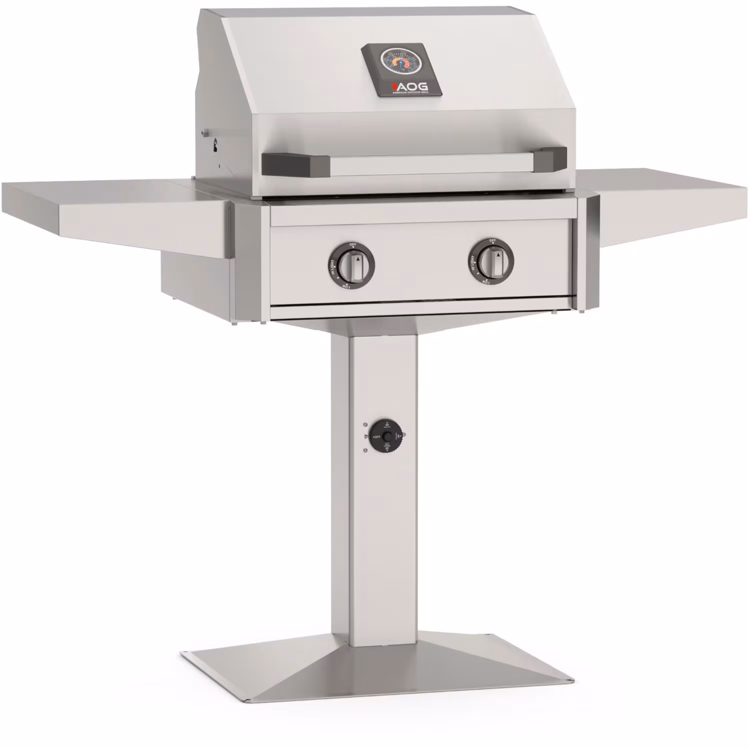 American Outdoor Grill T-Series 24-in 2-Burner Gas Grill on Patio Post Base — image 1