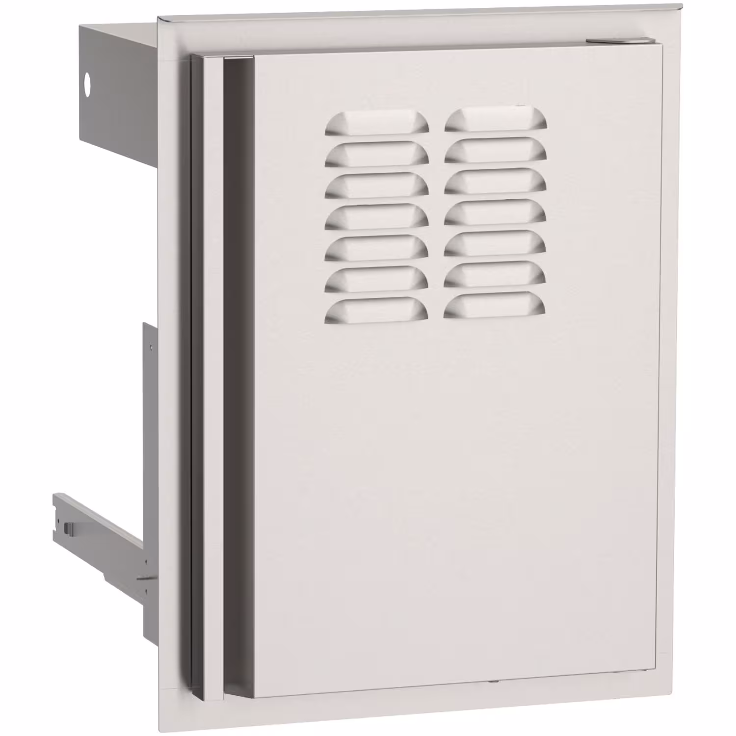 American Outdoor Grill 20-in x 14-in Vertical Door with Tank Tray w/ Louvers - Right Hinge — image 1