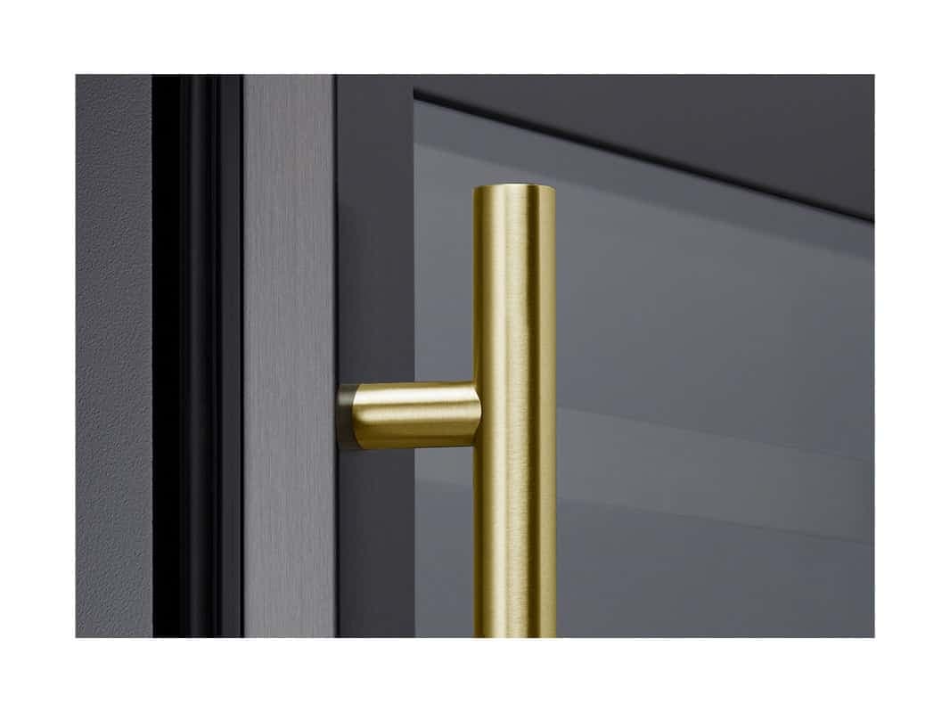 Zephyr Presrv Brushed Gold Contemporary Handle Kit Accessory — image 1